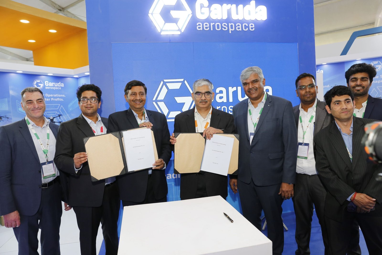 Tata Elxsi and Garuda Aerospace Sign MoU at Aero India 2025 to ...